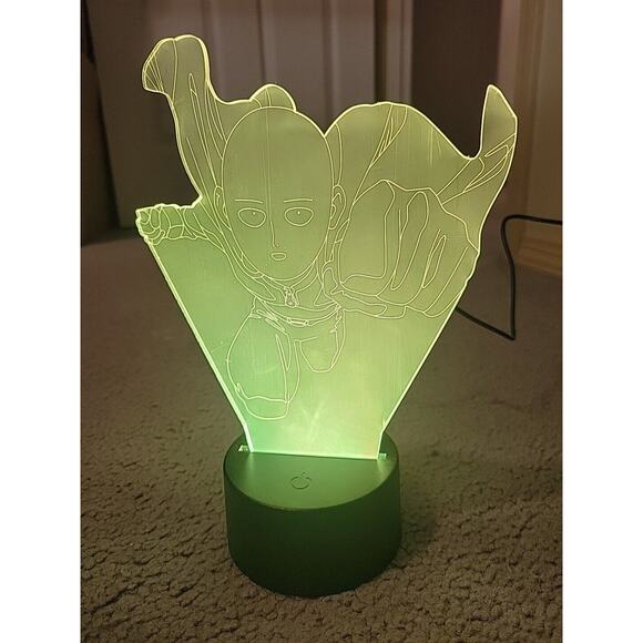 ONE PUNCH Man Light Up Color Changing Night Light Lamp LED - Picture 6 of 6